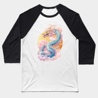 Golden Rose Mythical Dragon Baseball T-Shirt